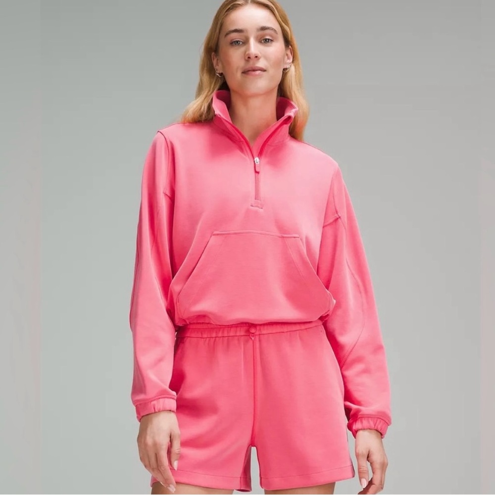 NWT Lululemon Brushed Softstreme Half Zip